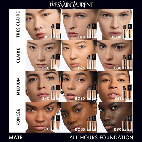 ysl all hours foundation lightest shade|YSL all hours foundation reviews.